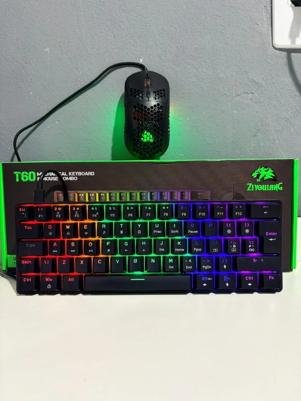 Kit Ziyou Lang T60 Combo Teclado + Mouse