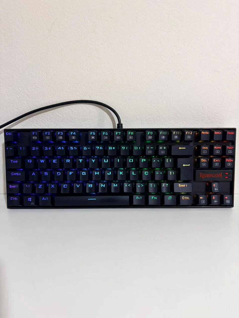 Teclado Redragon Kumara K552RGB-1 Switch Brown