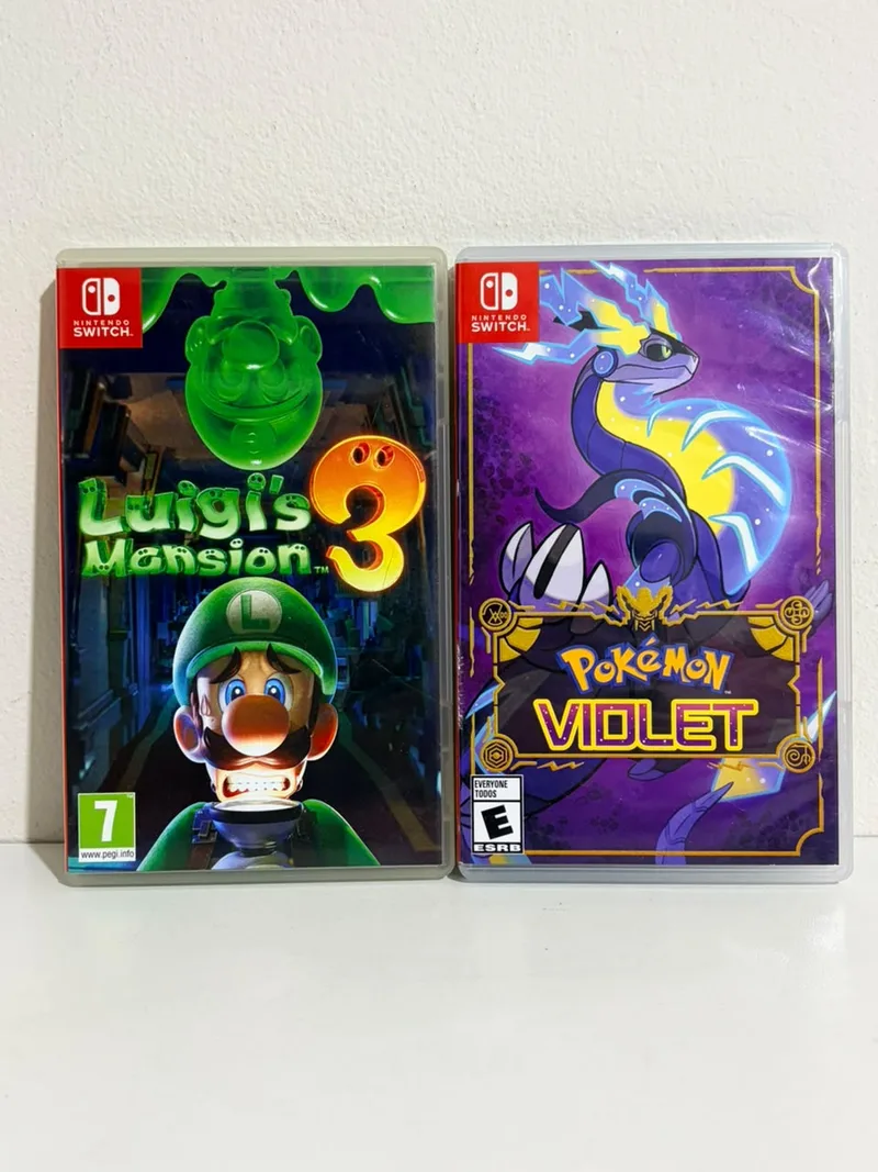 Jogos Nintendo Switch Luigi`s Mansion 3 + Pokémon Violet