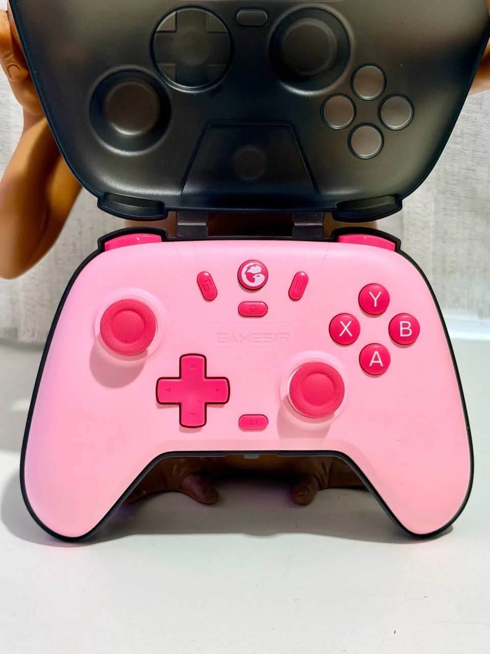 Controle Gamesir T4 Lite Sem Fio Rosa + Case