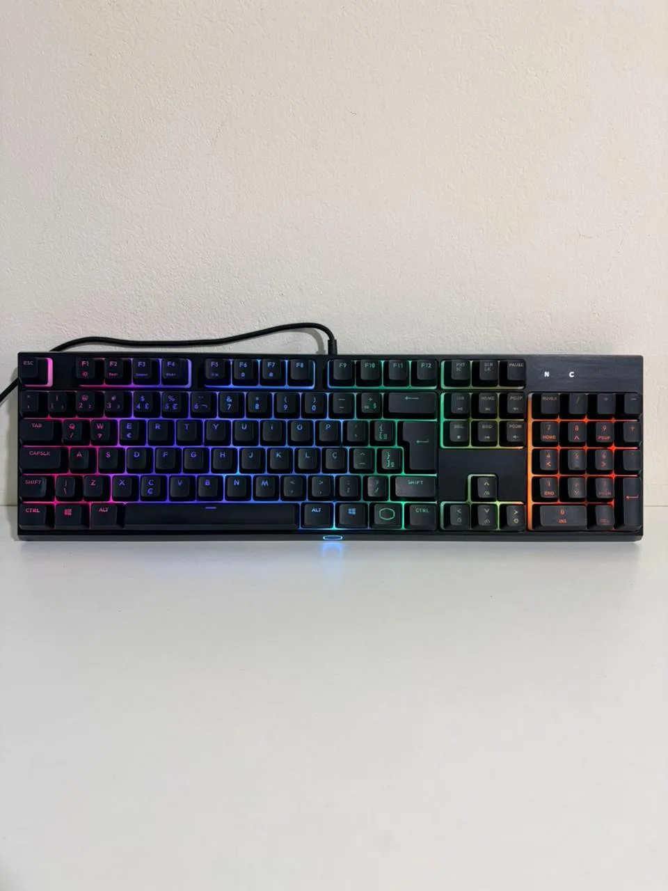 Teclado Cooler Master MS-111-KKMF1-BR Membrana