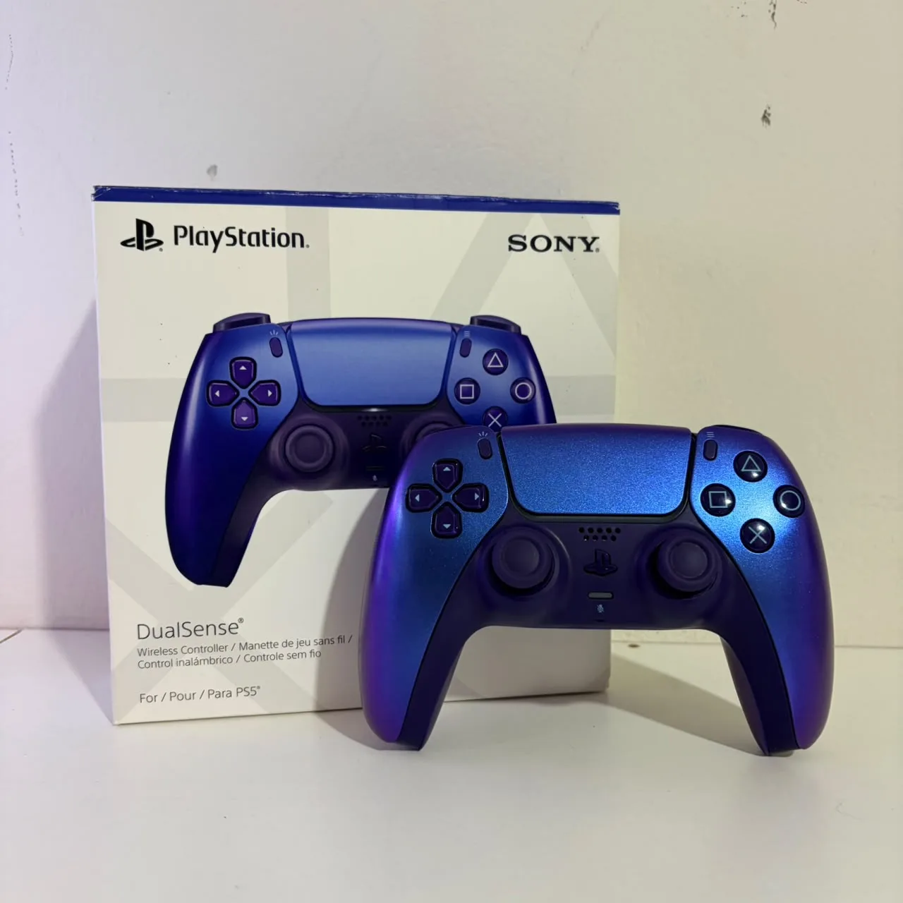 Controle Sony DualSense PS5, Sem Fio, Chroma Indigo