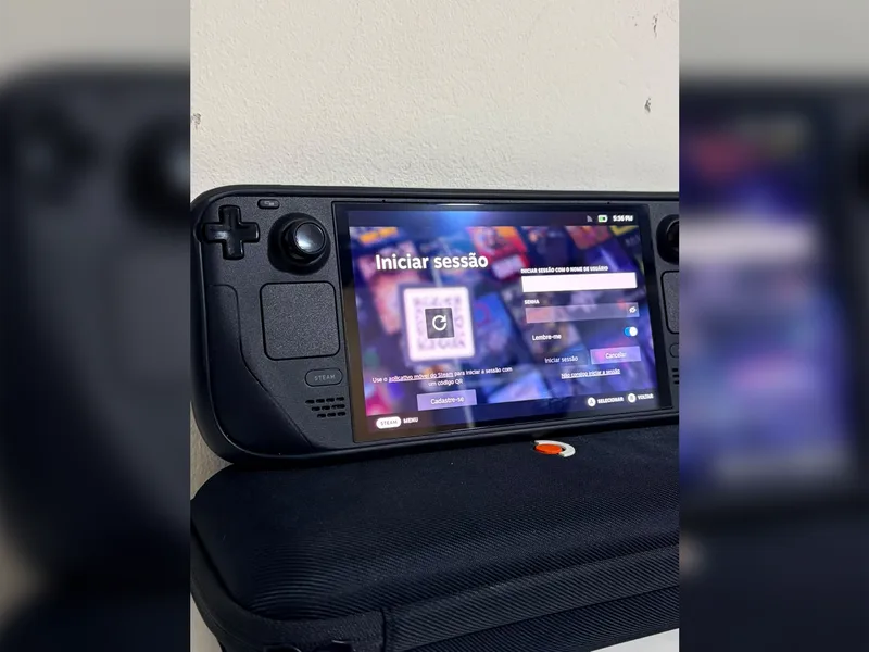 Console Portátil Valve impecável Steam Deck Oled 512GB